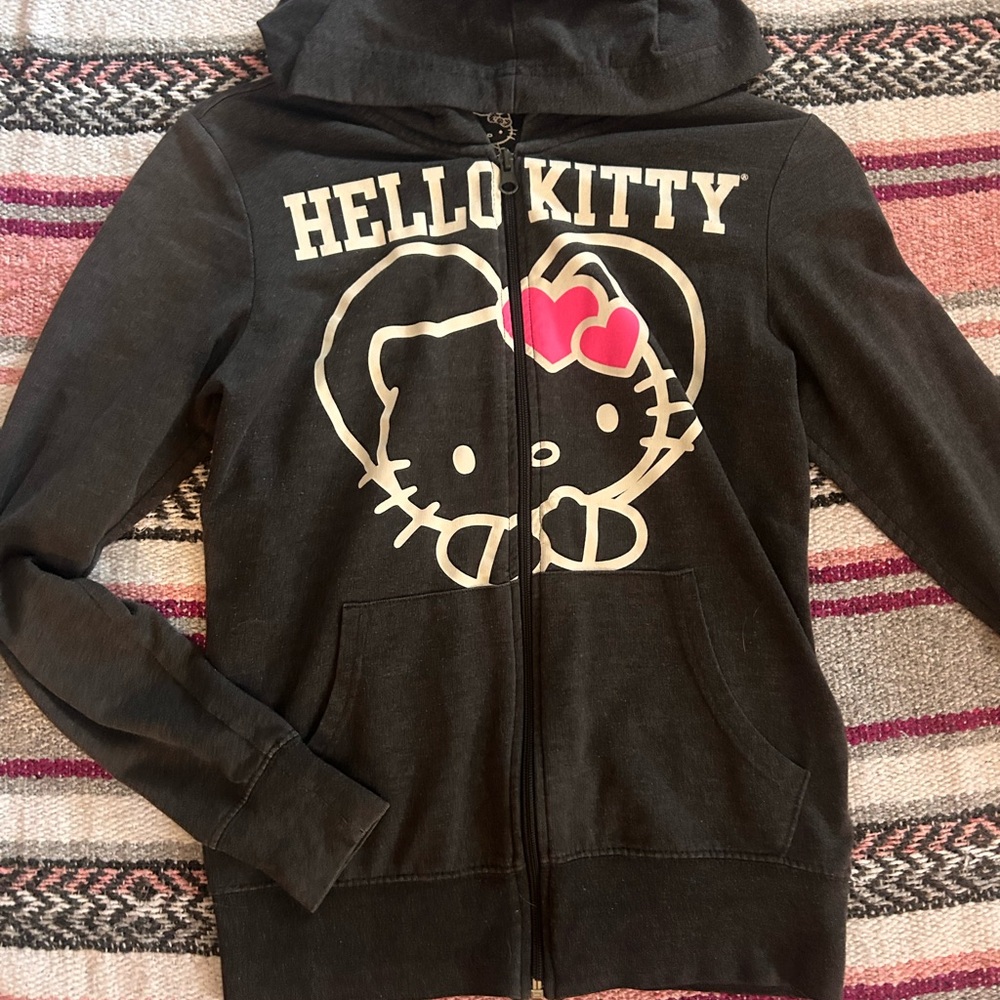 Hello Kitty dark grey Hoodie